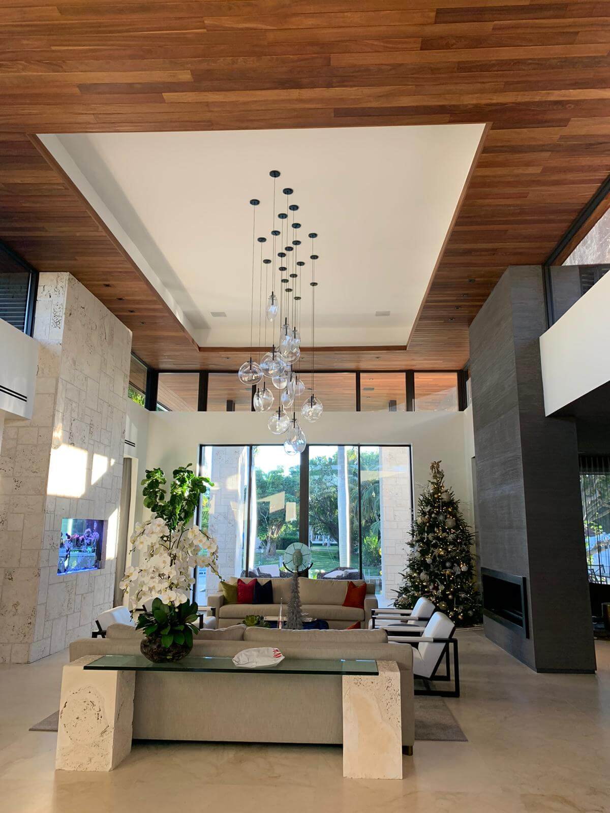Interior Cumaru Ceiling