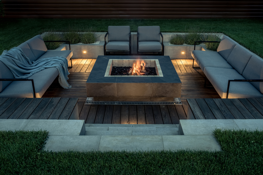 Cumaru Deck In Firepit
